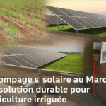 Le pompage solaire au Maroc : une solution durable pour l’agriculture irriguée
